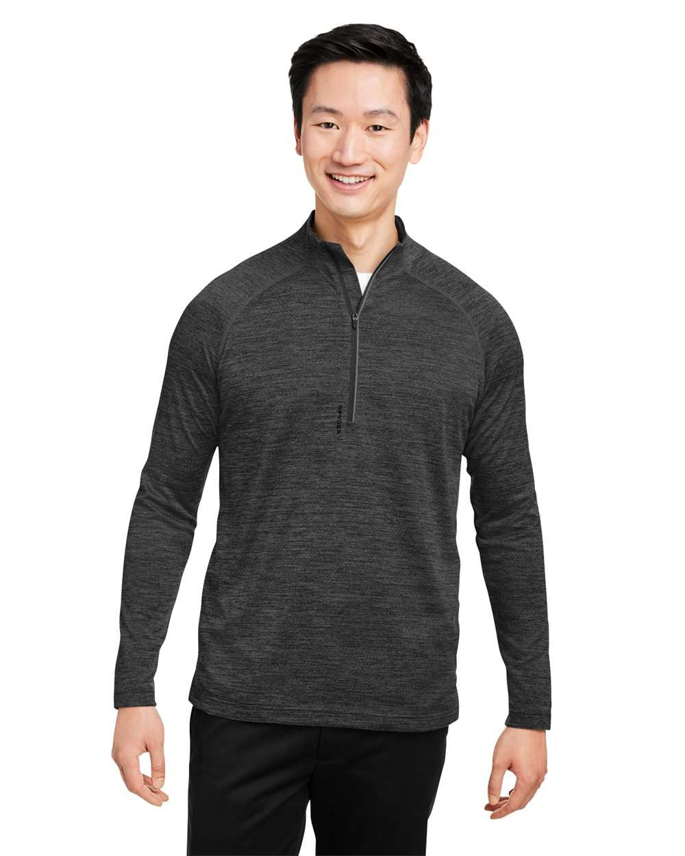 Men's Mission Half-Zip Pullover Black Jasper