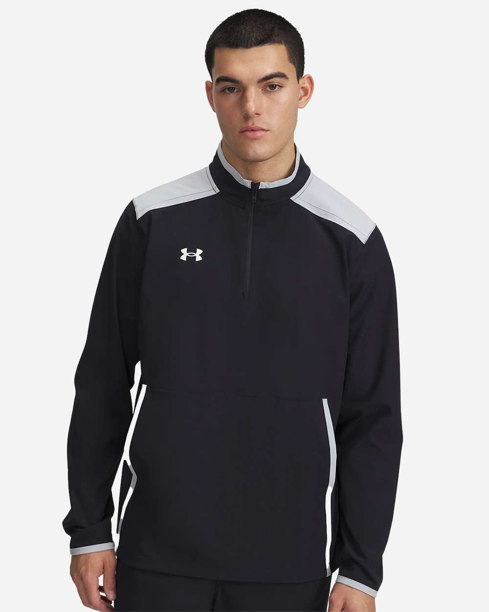 Men's Motivate 3.0 Quarter-Zip Pullover Black/ Mod Grey/ White