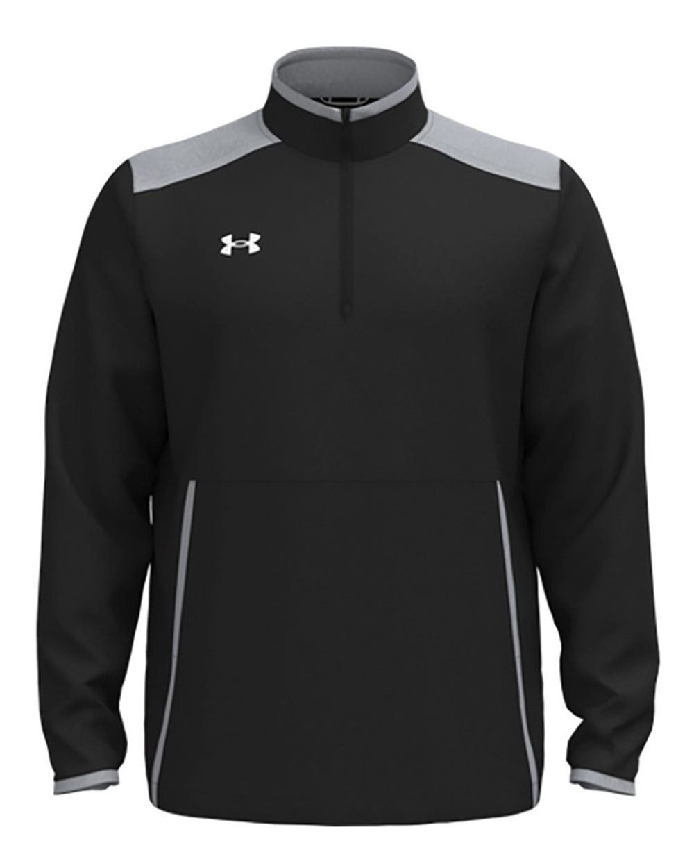 Men's Motivate 3.0 Quarter-Zip Pullover Black/ Mod Grey/ White_2