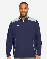 Men's Motivate 3.0 Quarter-Zip Pullover Midnight Navy/ White