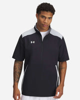 Men's Motivate 3.0 Short Sleeve Half-Zip Black/ Mod Grey/ White