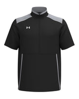 Men's Motivate 3.0 Short Sleeve Half-Zip Black/ Mod Grey/ White_2