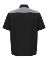 Men's Motivate 3.0 Short Sleeve Half-Zip Black/ Mod Grey/ White_3