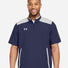 Men's Motivate 3.0 Short Sleeve Half-Zip Midnight Navy/ White