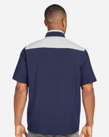 Men's Motivate 3.0 Short Sleeve Half-Zip Midnight Navy/ White_2
