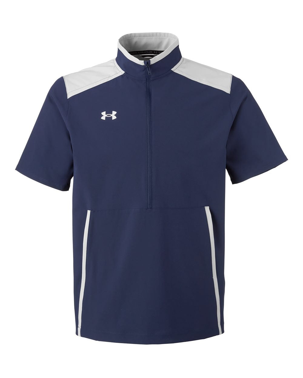 Men's Motivate 3.0 Short Sleeve Half-Zip Midnight Navy/ White_3