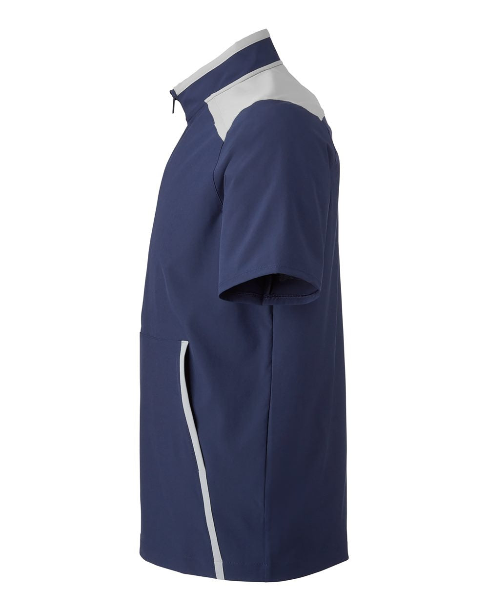 Men's Motivate 3.0 Short Sleeve Half-Zip Midnight Navy/ White_4
