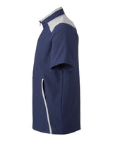 Men's Motivate 3.0 Short Sleeve Half-Zip Midnight Navy/ White_4