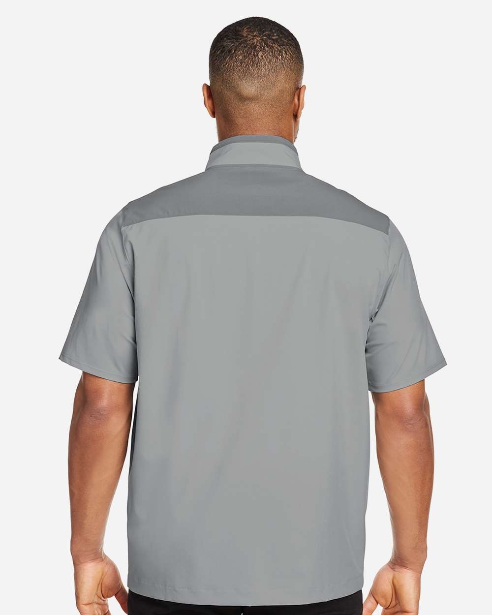 Men's Motivate 3.0 Short Sleeve Half-Zip Mod Grey/ White_2