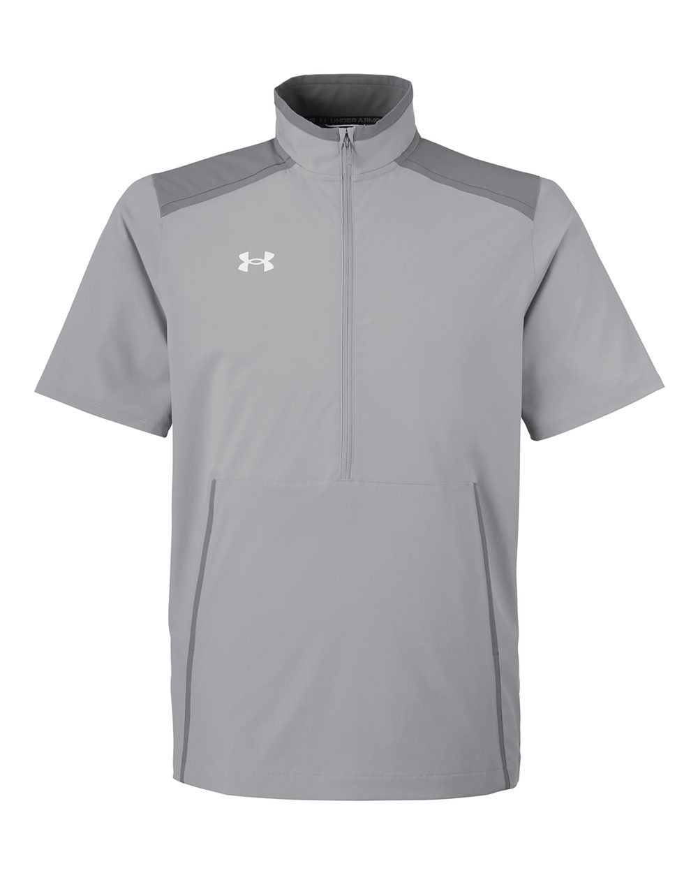 Men's Motivate 3.0 Short Sleeve Half-Zip Mod Grey/ White_3