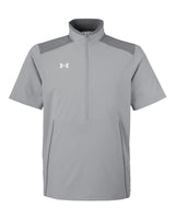 Men's Motivate 3.0 Short Sleeve Half-Zip Mod Grey/ White_3