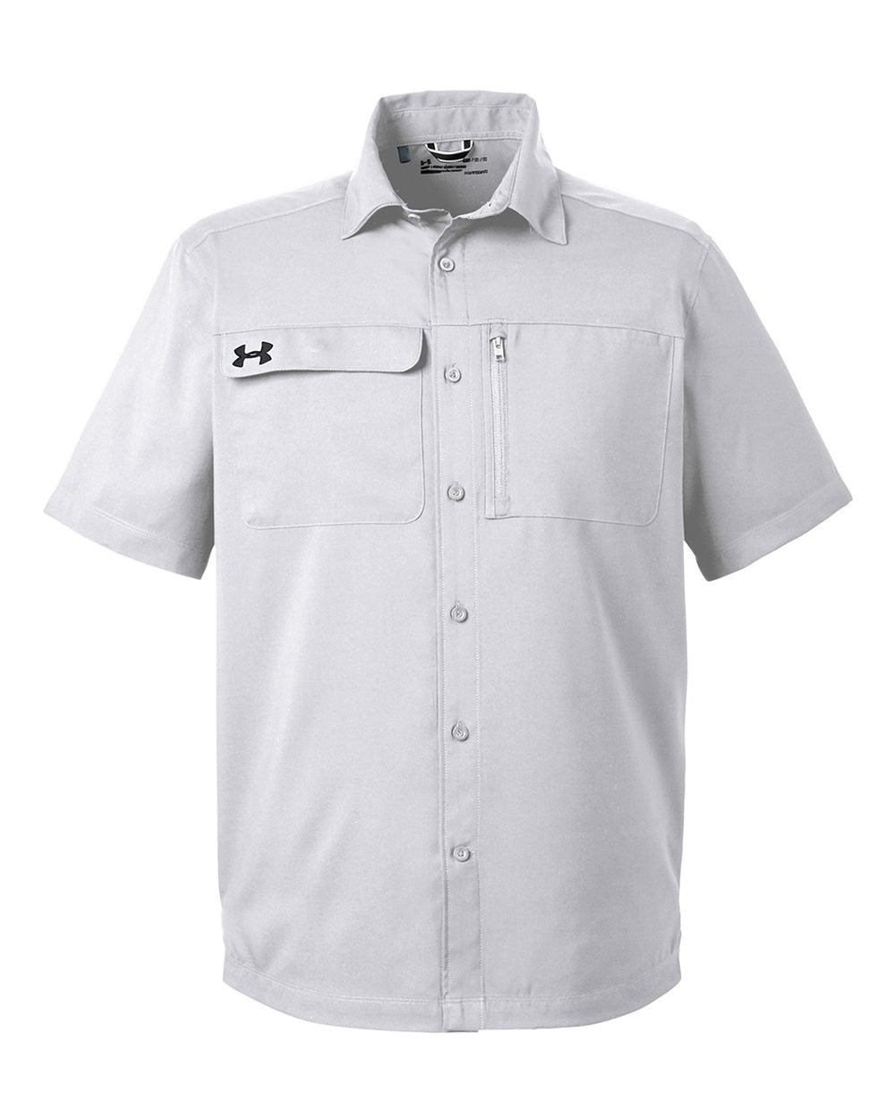 Men's Motivate Coach Woven Shirt Halo Grey/ Steel Grey_3