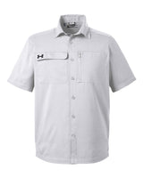 Men's Motivate Coach Woven Shirt Halo Grey/ Steel Grey_3