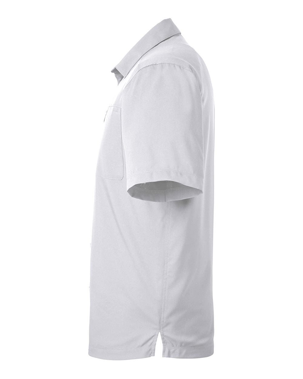 Men's Motivate Coach Woven Shirt Halo Grey/ Steel Grey_4