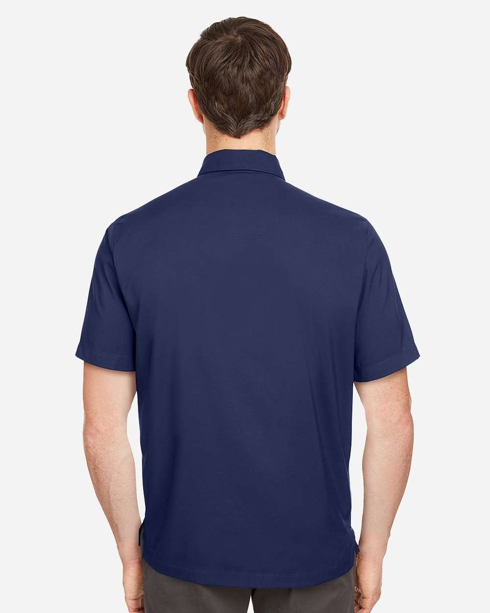 Men's Motivate Coach Woven Shirt Midnight Navy/ White_1
