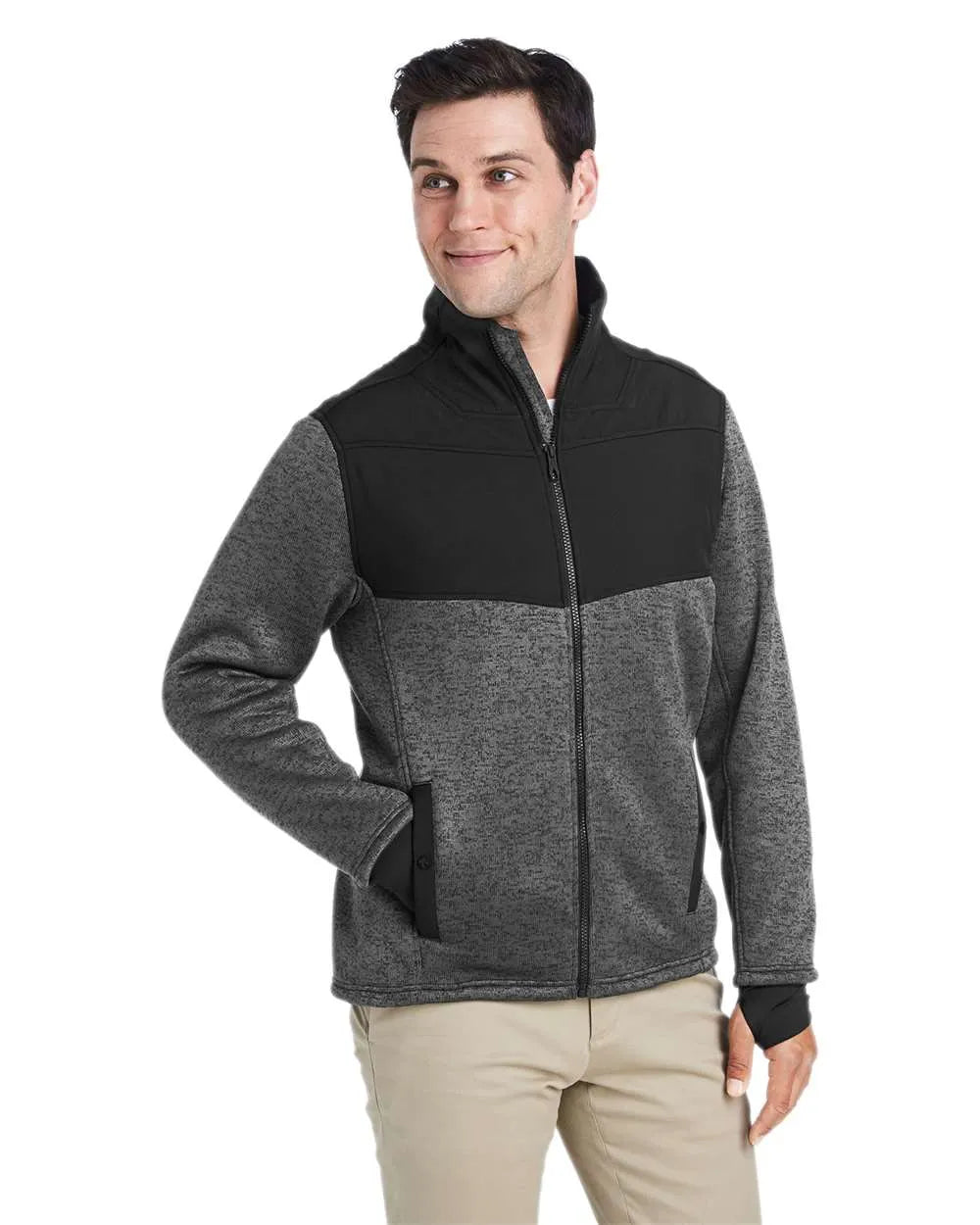 Men's Passage Sweater Jacket Cool Greys_1