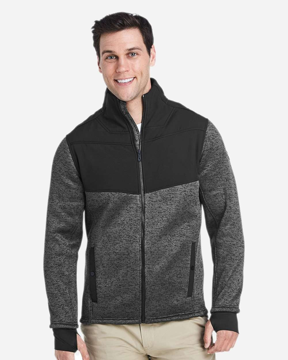 Men's Passage Sweater Jacket Polar Powder/ Black