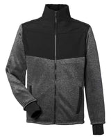 Men's Passage Sweater Jacket Polar Powder/ Black_3