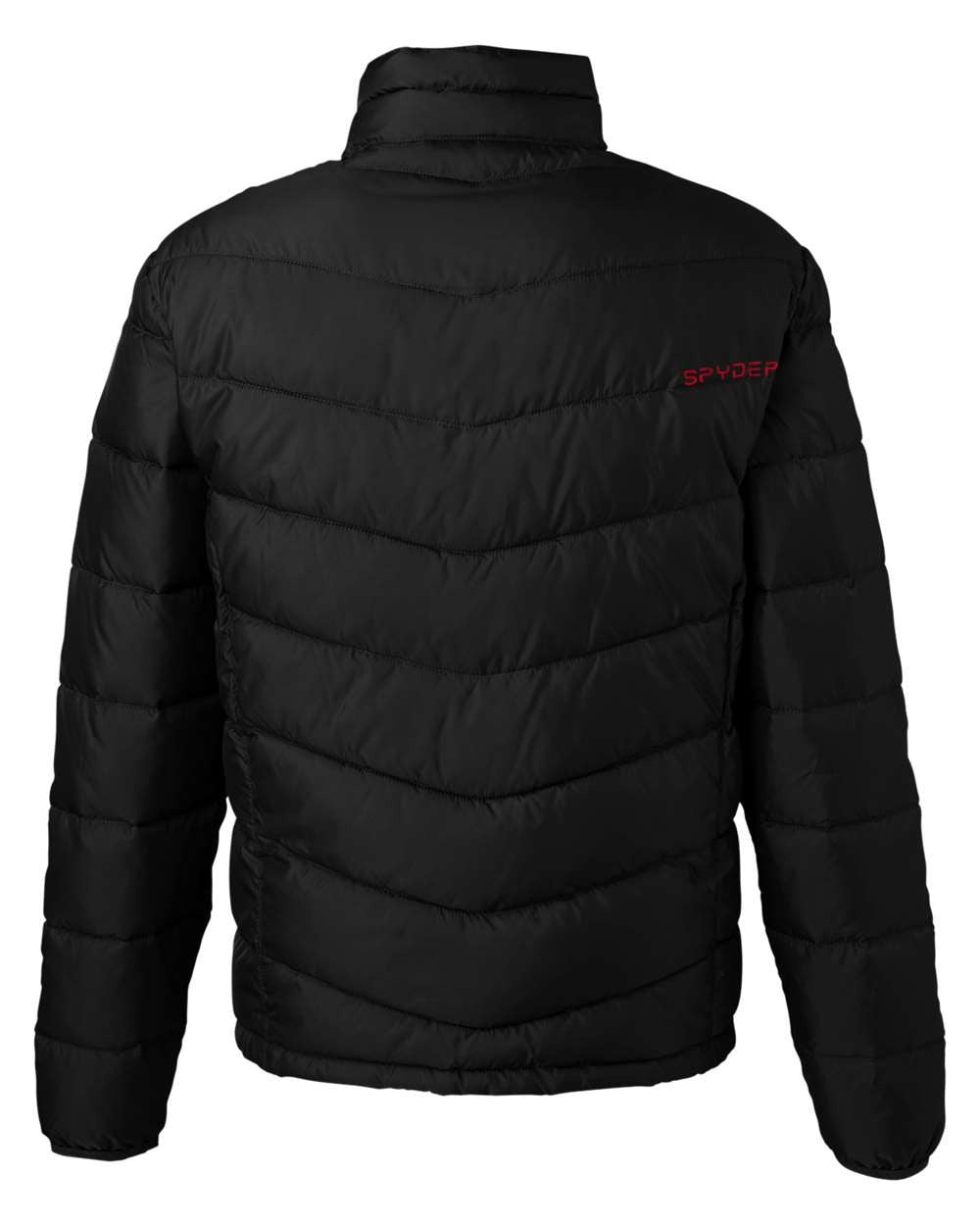 Men's Pelmo Insulated Puffer Jacket Black/ Red_5