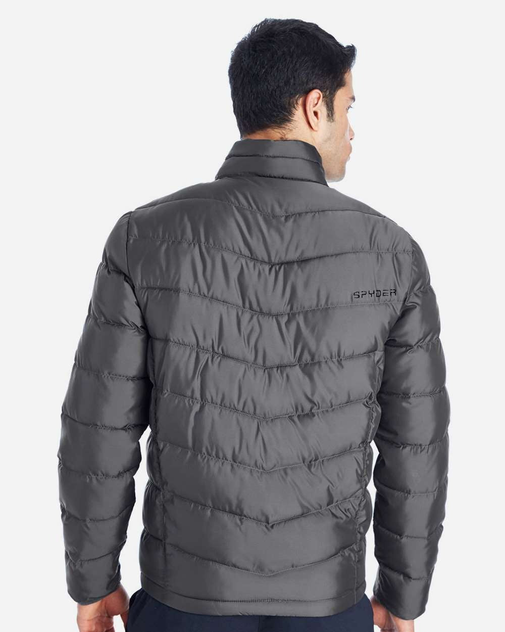 Men's Pelmo Insulated Puffer Jacket Polar/ Black_2