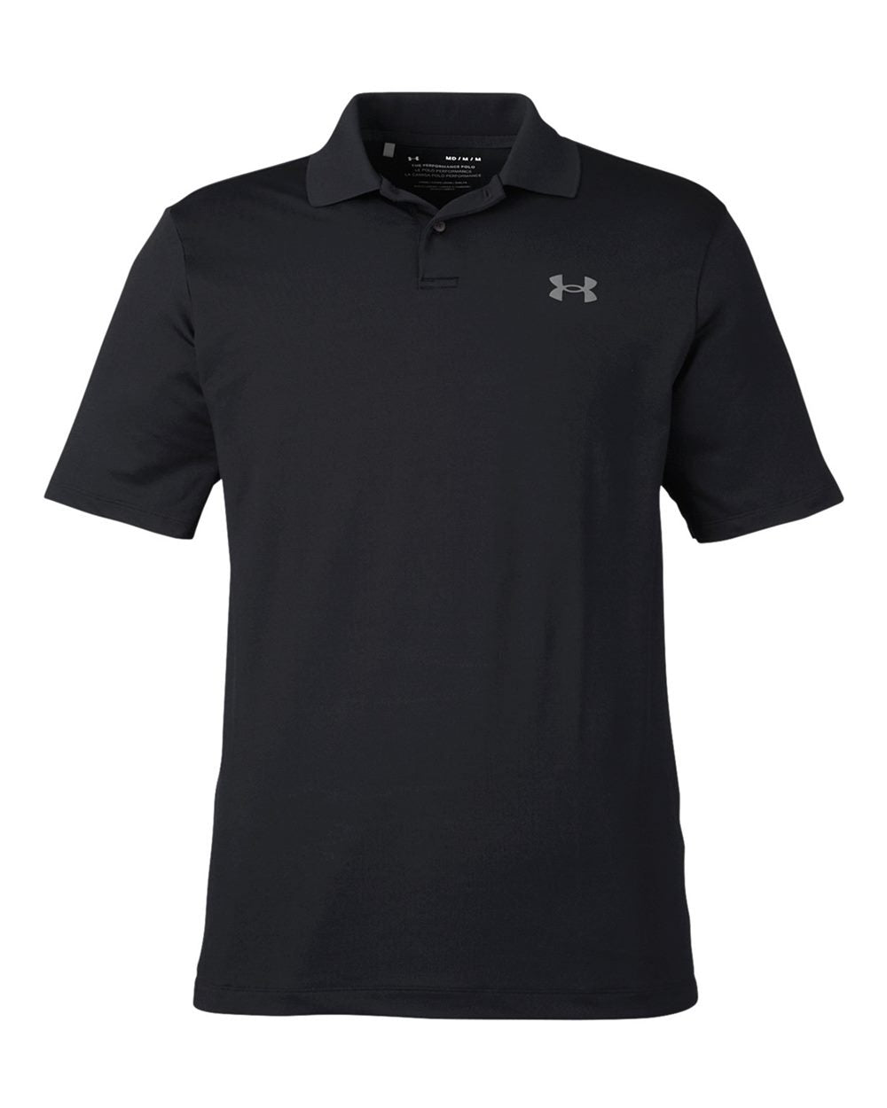 Men's Performance 3.0 Golf Polo Black/ PTC Grey_3