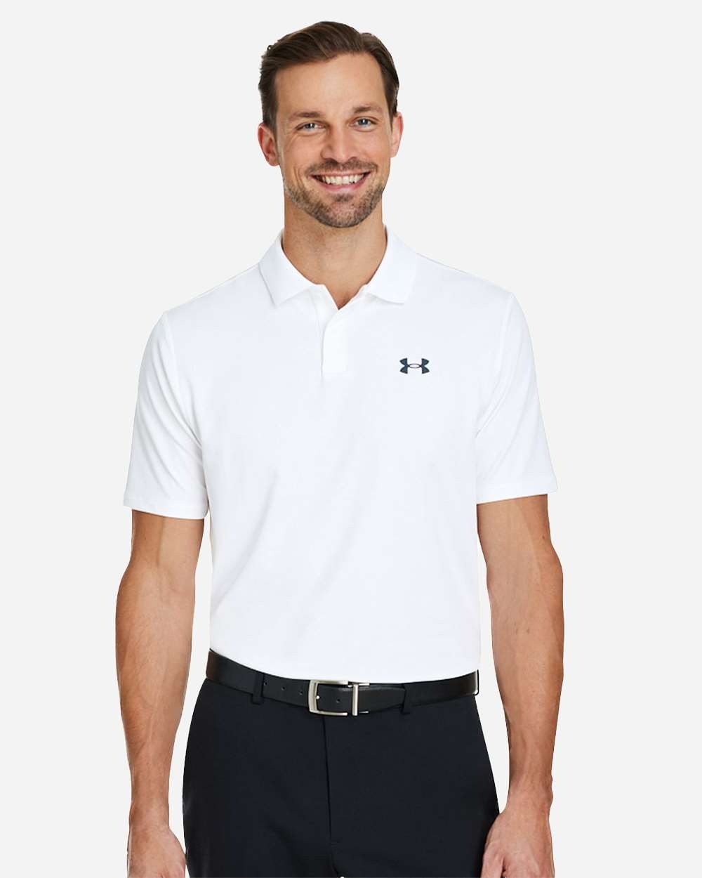 Men's Performance 3.0 Golf Polo White/ Pitch Grey