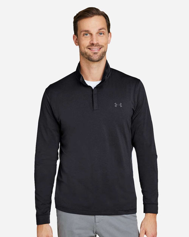 Men's Playoff Quarter-Zip Pullover Black/ Jet Grey