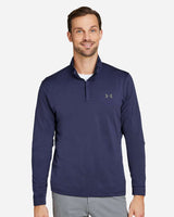 Men's Playoff Quarter-Zip Pullover Midnight Navy/ Pitch Grey