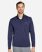 Men's Playoff Quarter-Zip Pullover Midnight Navy/ Pitch Grey