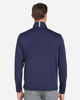 Men's Playoff Quarter-Zip Pullover Midnight Navy/ Pitch Grey_2