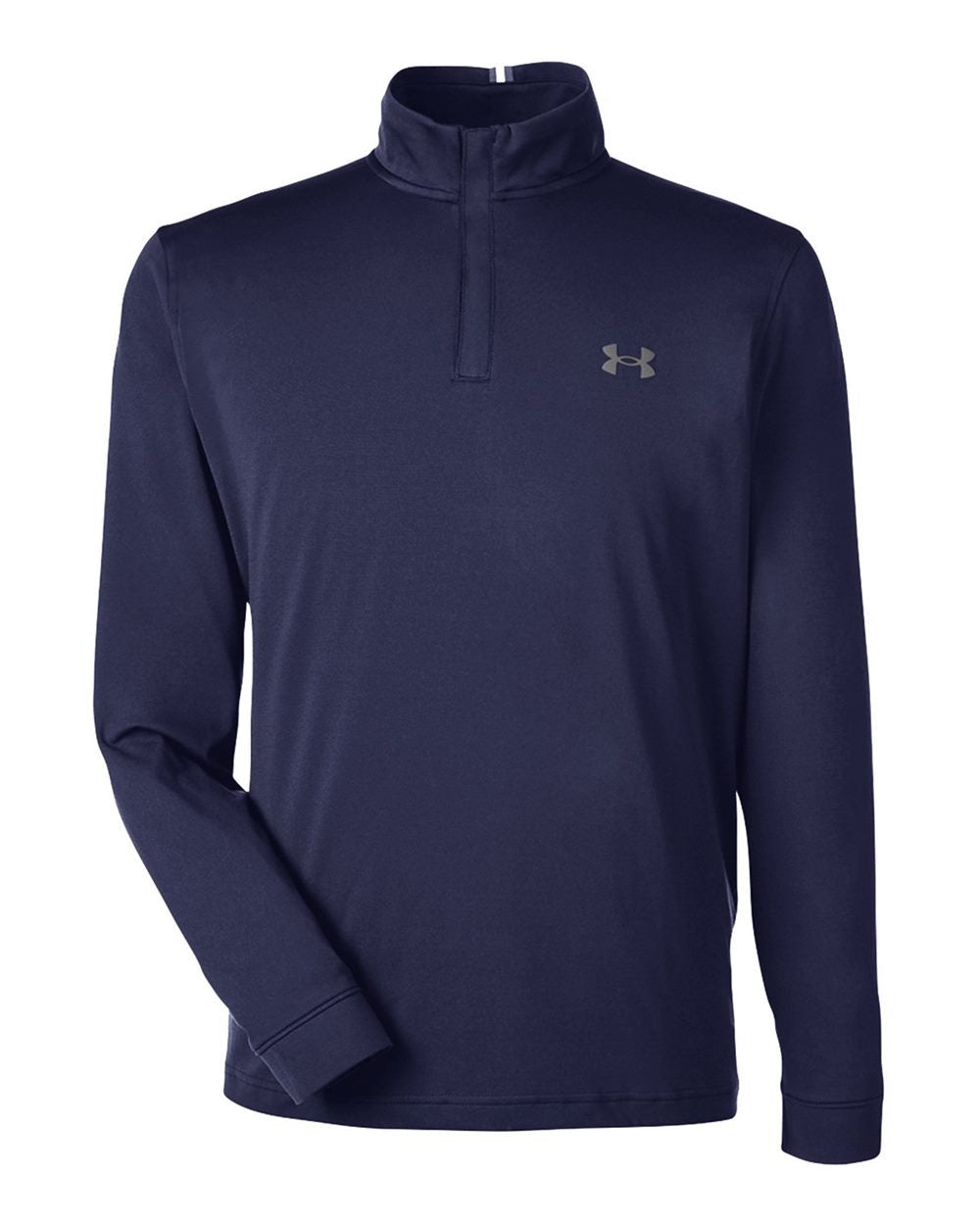 Men's Playoff Quarter-Zip Pullover Midnight Navy/ Pitch Grey_3