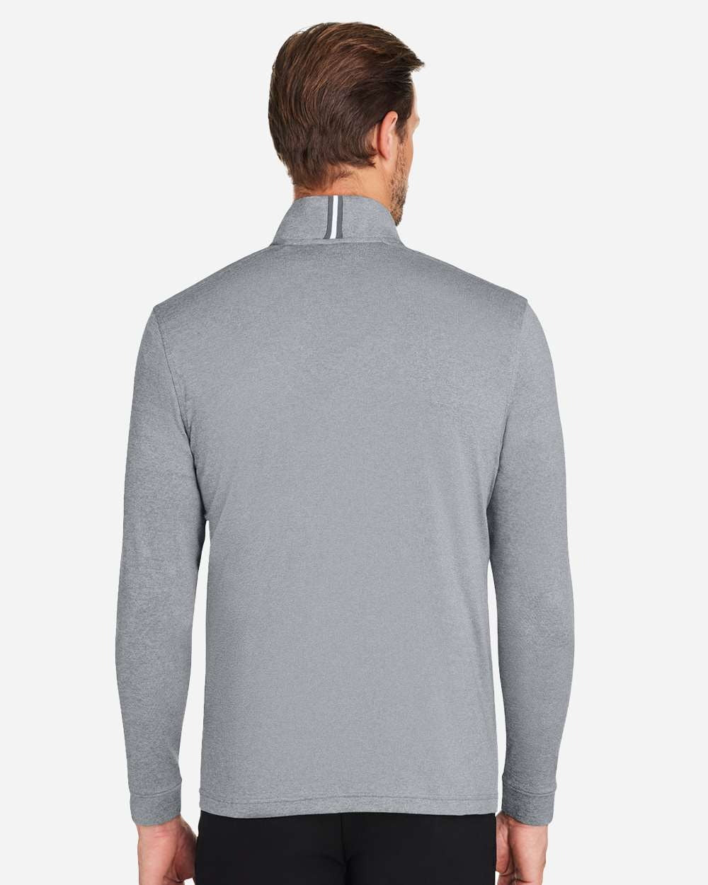Men's Playoff Quarter-Zip Pullover Steel/ Mod Grey_2