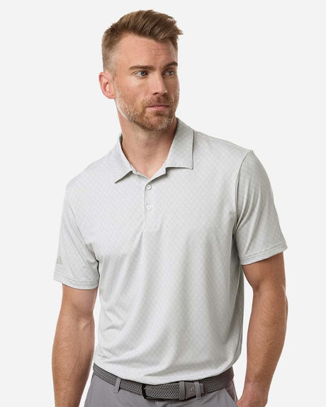 Men's Print Polo White