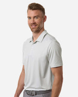 Men's Print Polo White_1
