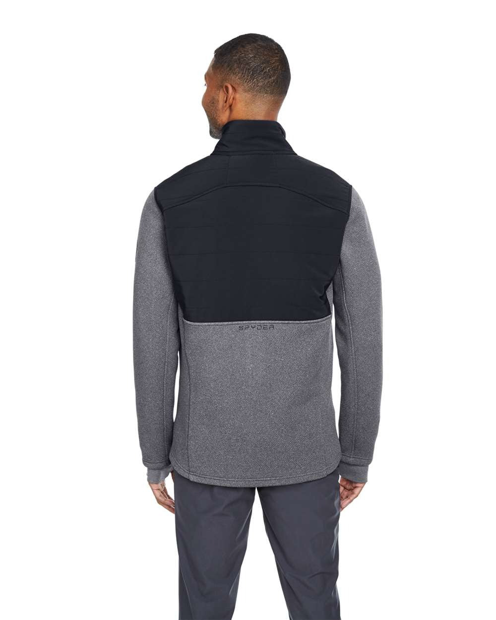 Men's Pursuit Jacket Black Heather/ Black_2
