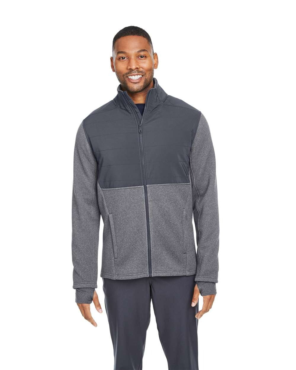 Men's Pursuit Jacket Black Heather/ Polar