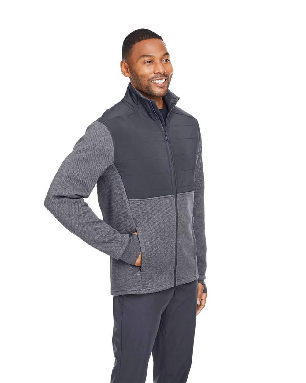 Men's Pursuit Jacket Black Heather/ Polar_1