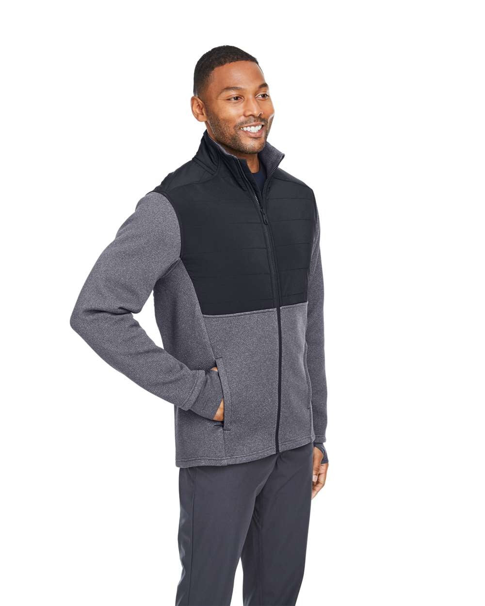 Men's Pursuit Jacket Frontier Heather/ Black_1