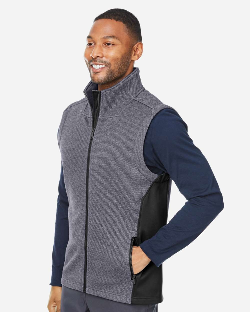 Men's Pursuit Vest Frontier Heather/ Black_1