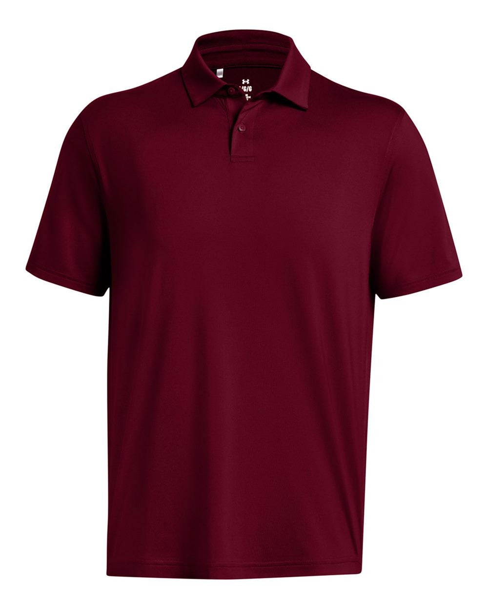 Men's Recycled Polo Cardinal/ White_2