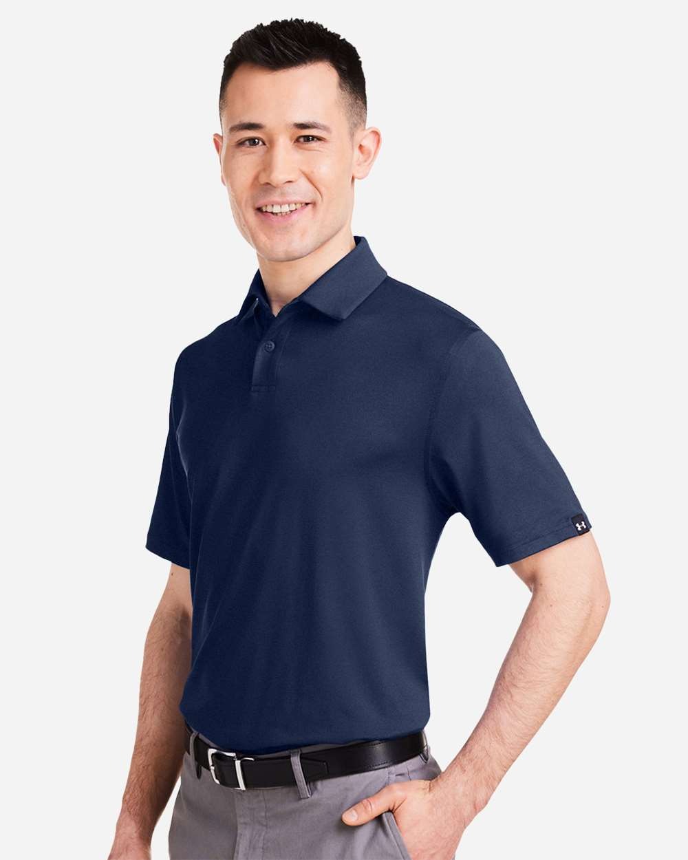 Men's Recycled Polo Midnight Navy/ White_1