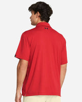 Men's Recycled Polo Red/ White_1