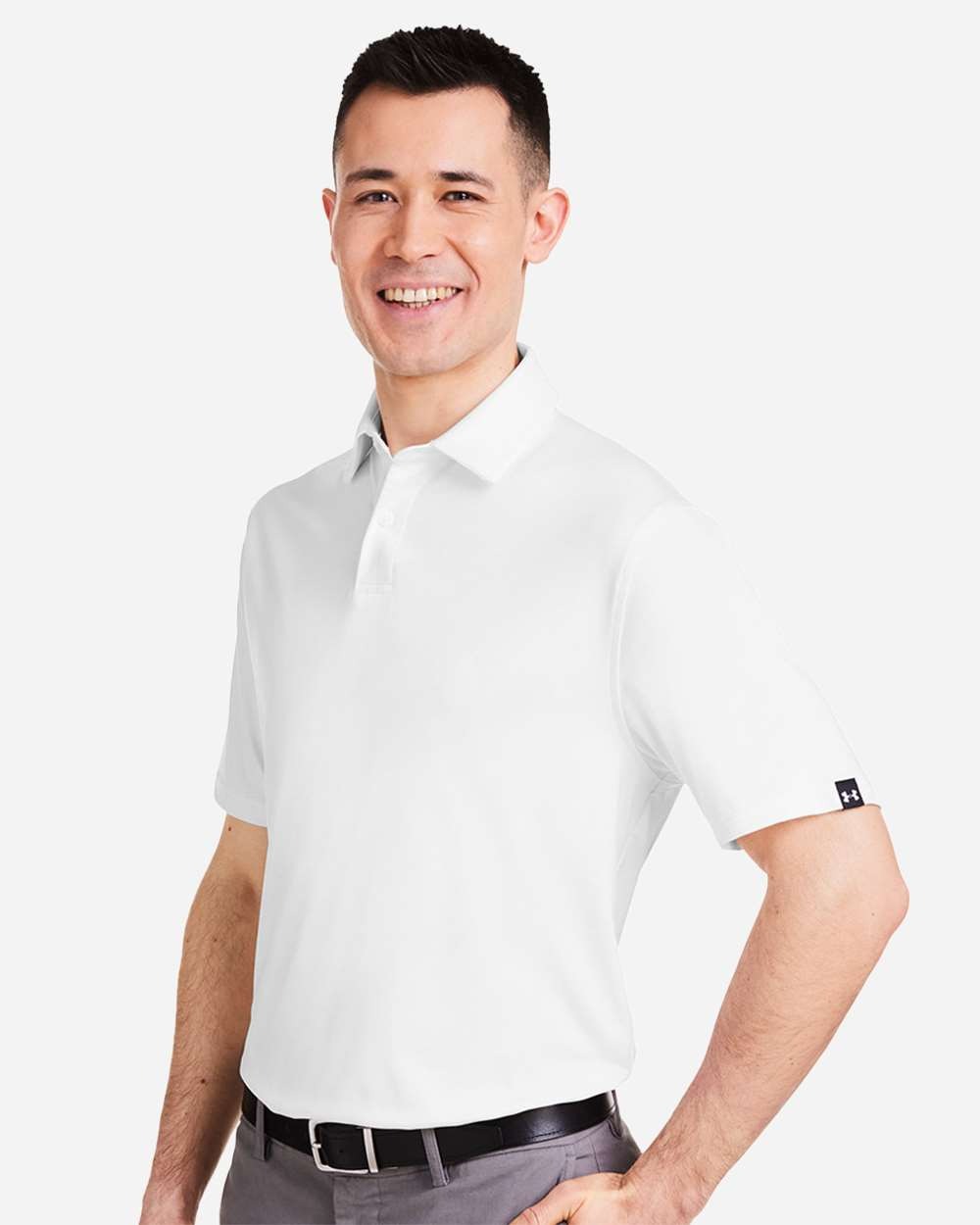 Men's Recycled Polo White/ White_1