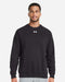 Men's Rival Fleece Crewneck Sweatshirt Black/ White