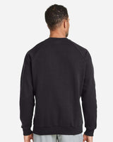 Men's Rival Fleece Crewneck Sweatshirt Black/ White_2