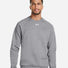 Men's Rival Fleece Crewneck Sweatshirt CS Grey Light Heather/ White