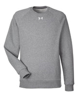 Men's Rival Fleece Crewneck Sweatshirt CS Grey Light Heather/ White_3