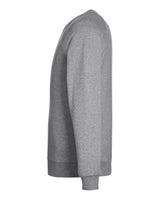 Men's Rival Fleece Crewneck Sweatshirt CS Grey Light Heather/ White_4