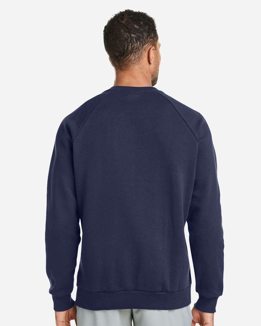 Men's Rival Fleece Crewneck Sweatshirt Midnight Navy/ White_2