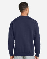 Men's Rival Fleece Crewneck Sweatshirt Midnight Navy/ White_2